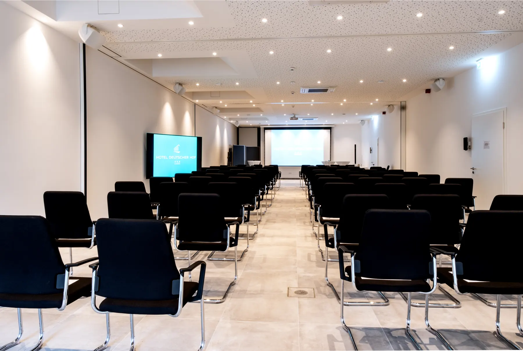 View through the meeting room from the back