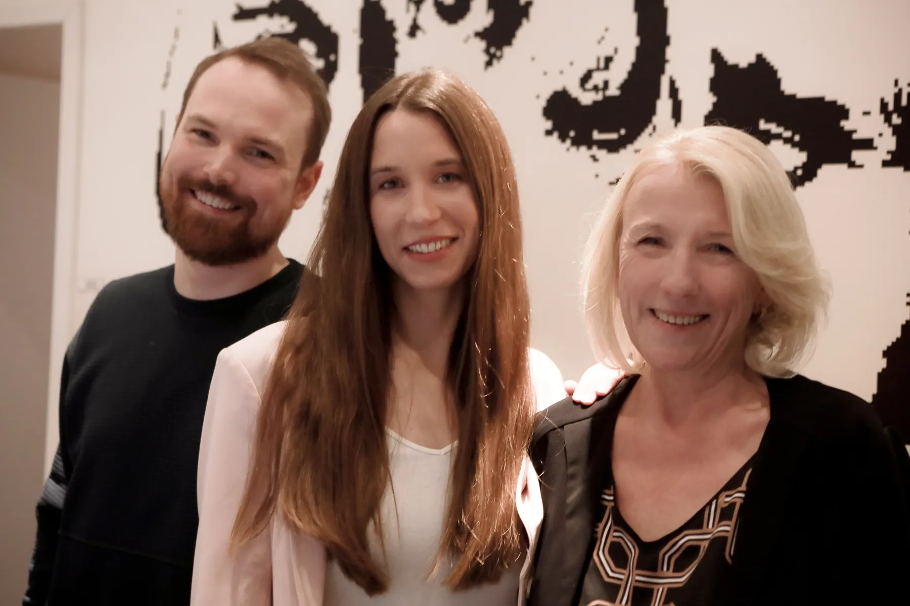 Three members of the Hotel Deutscher Hof team