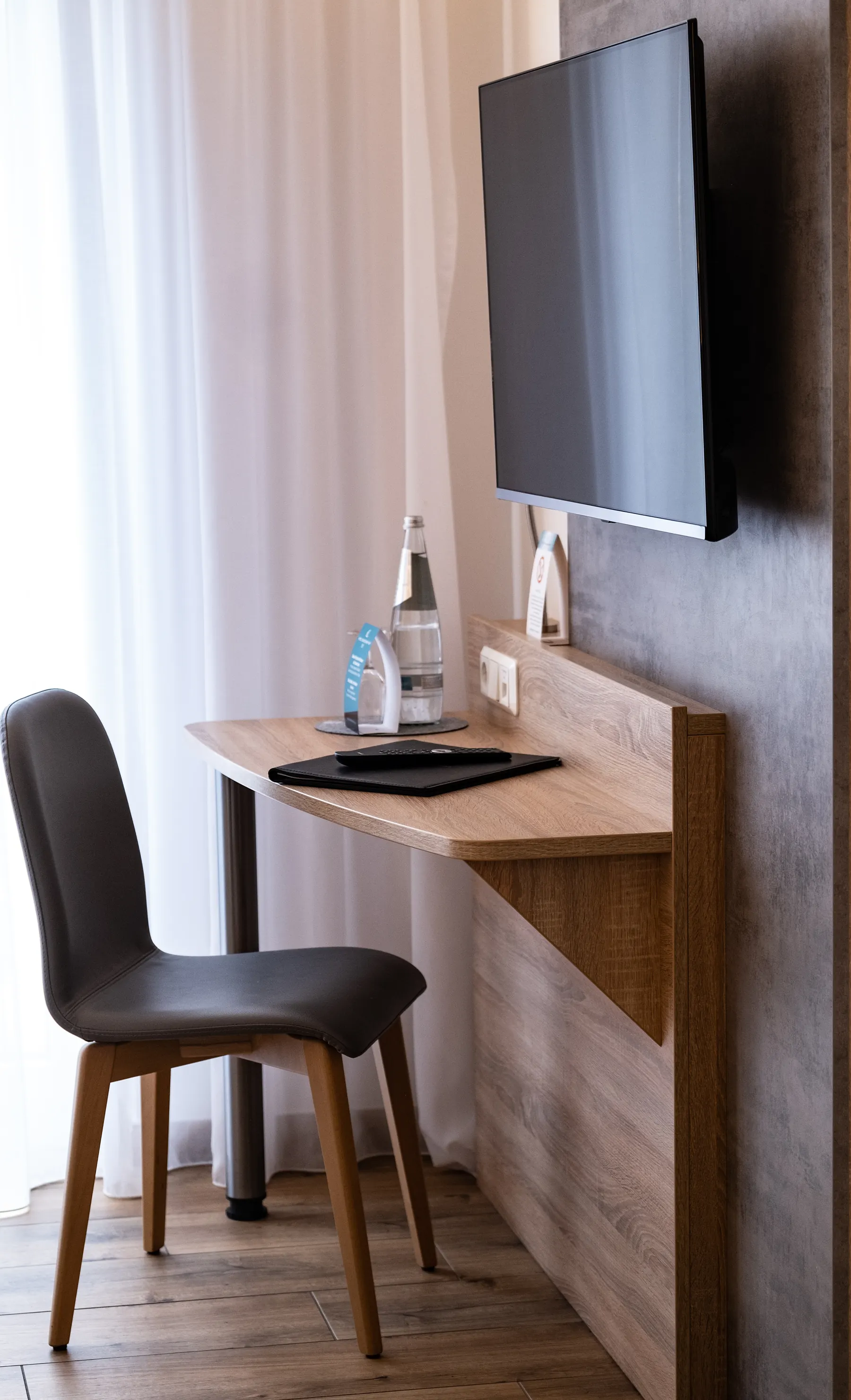 Seating area with armchair and table
